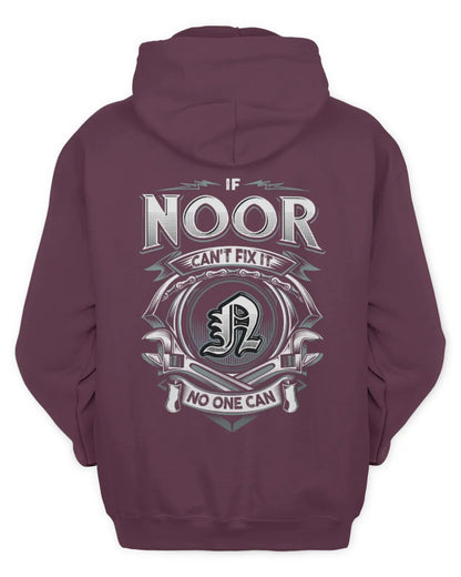NOOR AP81-K4-626 - Personalized Ahmed Quote Apparel “If Ahmed Can't Fix It, No One Can” - Unisex Hoodie - Maroon
