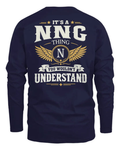 NNG KT06-M008 It’s a [NAME] Thing – You Wouldn’t Understand | Personalized Vintage T-Shirt - Men's Long Sleeved T-Shirt - Navy