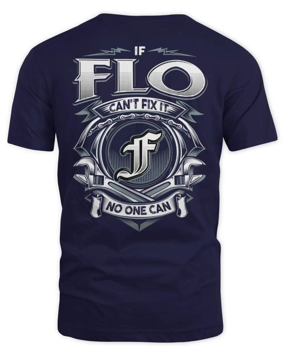 FLO AP81-K4-626 - Personalized Ahmed Quote Apparel “If Ahmed Can't Fix It, No One Can” - Unisex Standard T-Shirt - Navy