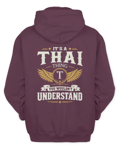 THAI KT06-M008 It’s a [NAME] Thing – You Wouldn’t Understand | Personalized Vintage T-Shirt - Unisex Hoodie - Maroon