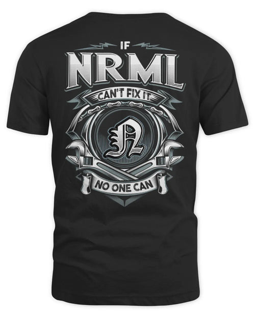 NRML AP81-K4-626 - Personalized Ahmed Quote Apparel “If Ahmed Can't Fix It, No One Can” - Unisex Standard T-Shirt - Black
