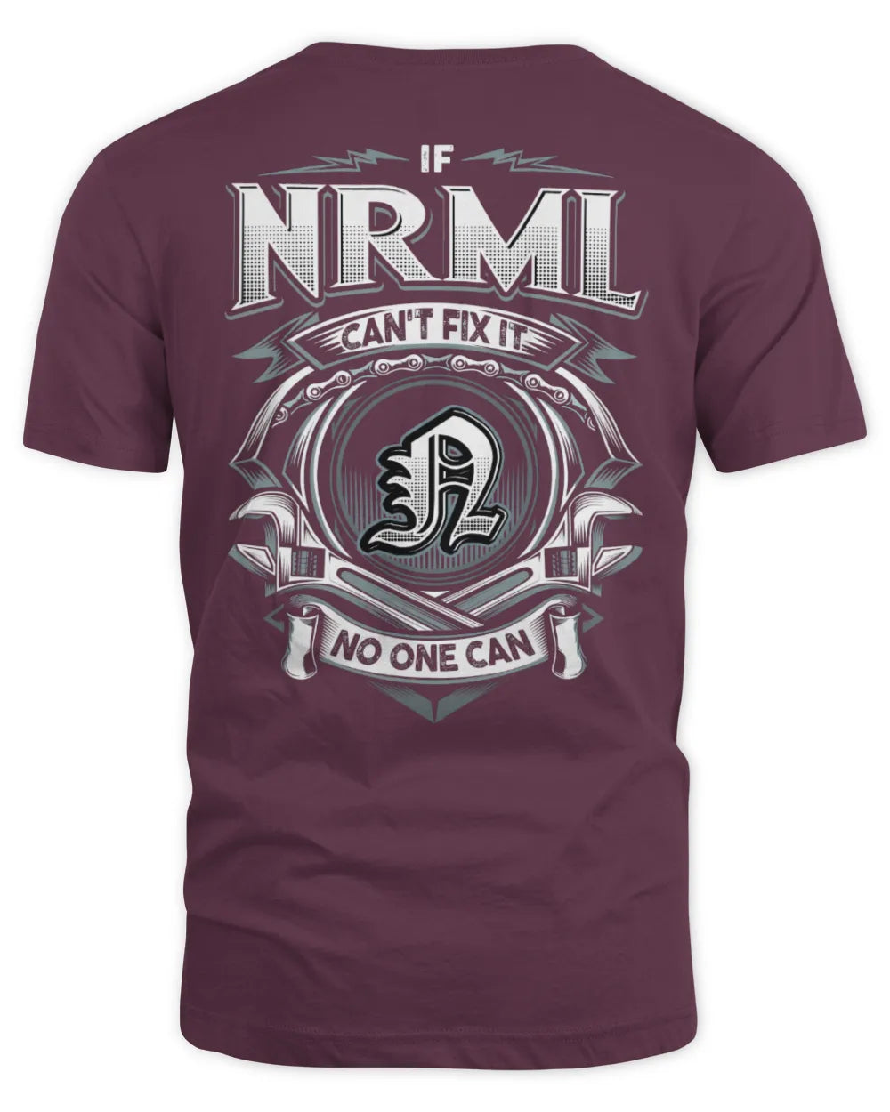 NRML AP81-K4-626 - Personalized Ahmed Quote Apparel “If Ahmed Can't Fix It, No One Can” - Unisex Standard T-Shirt - Maroon