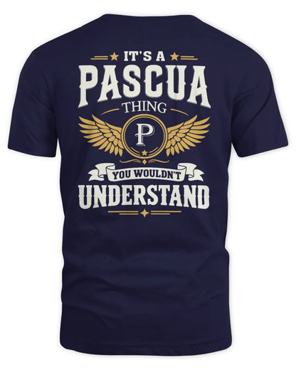 PASCUA KT06-M008 It’s a [NAME] Thing – You Wouldn’t Understand | Personalized Vintage T-Shirt - Unisex Standard T-Shirt - Navy