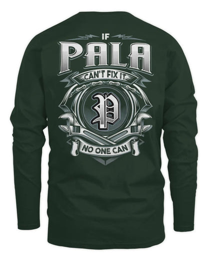 PALA AP81-K4-626 - Personalized Ahmed Quote Apparel “If Ahmed Can't Fix It, No One Can” - Men's Long Sleeved T-Shirt - Forest Green