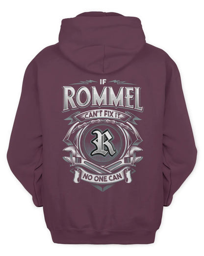 ROMMEL AP81-K4-626 - Personalized Ahmed Quote Apparel “If Ahmed Can't Fix It, No One Can” - Unisex Hoodie - Maroon