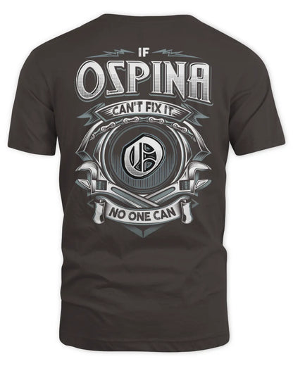 OSPINA AP81-K4-626 - Personalized Ahmed Quote Apparel “If Ahmed Can't Fix It, No One Can” - Unisex Standard T-Shirt - Dark Chocolate