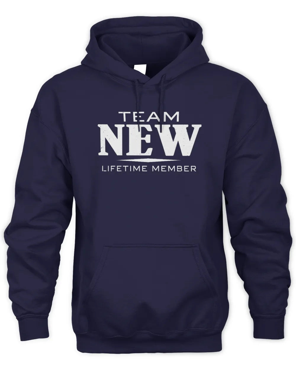 NEW BL62-K4-128 - Personalized “Team NAME Lifetime Member” - Unisex Hoodie - Navy