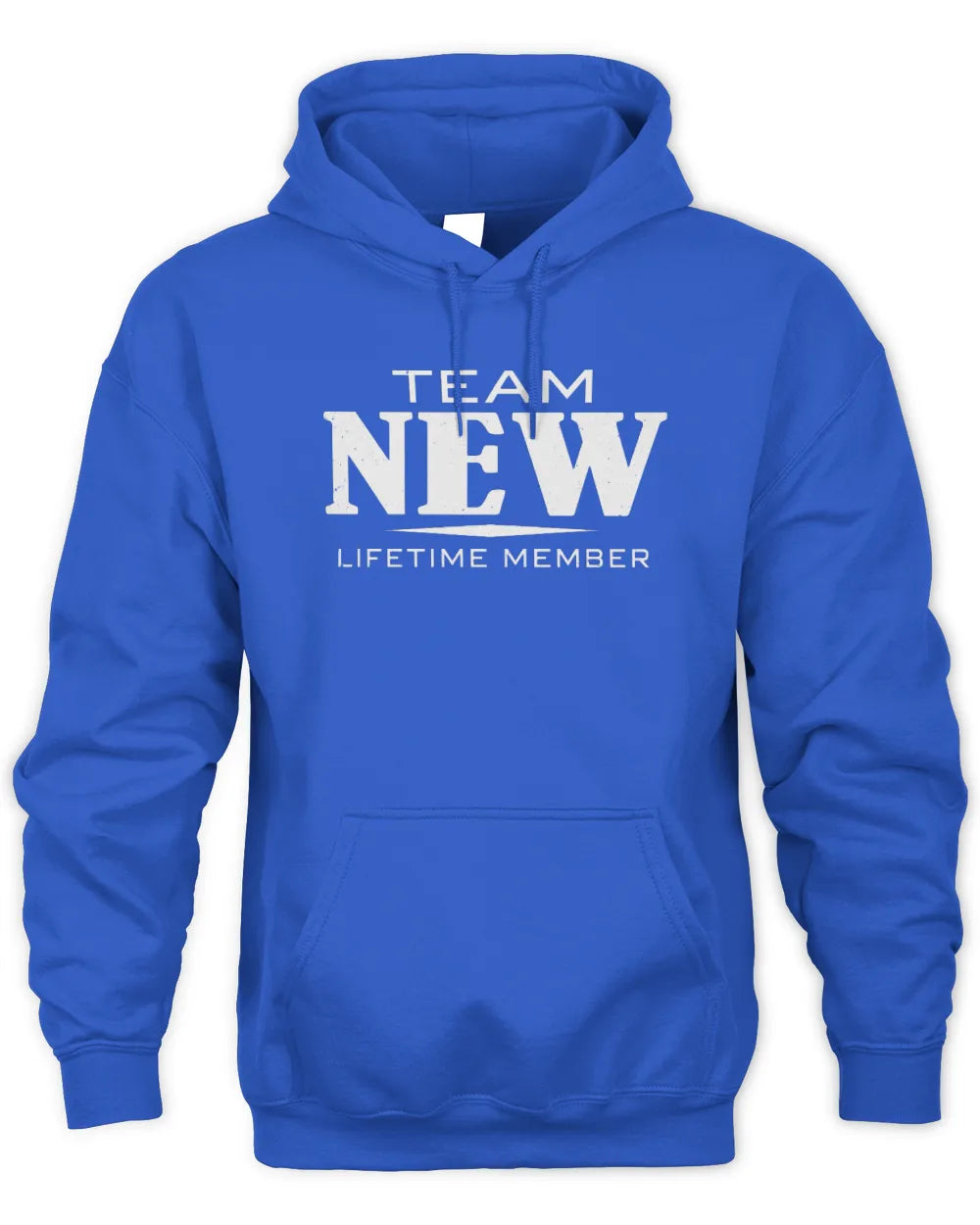 NEW BL62-K4-128 - Personalized “Team NAME Lifetime Member” - Unisex Hoodie - Royal