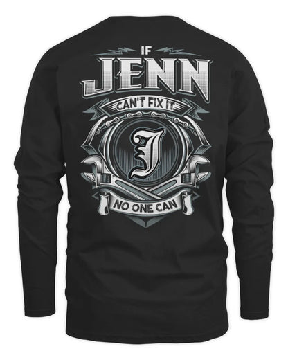 JENN AP81-K4-626 - Personalized Ahmed Quote Apparel “If Ahmed Can't Fix It, No One Can” - Men's Long Sleeved T-Shirt - Black