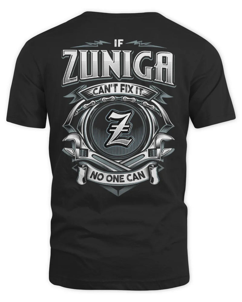 ZUNIGA AP81-K4-626 - Personalized Ahmed Quote Apparel “If Ahmed Can't Fix It, No One Can” - Unisex Standard T-Shirt - Black