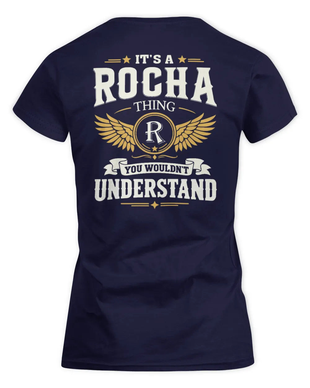 ROCHA KT06-M008 It’s a [NAME] Thing – You Wouldn’t Understand | Personalized Vintage T-Shirt - Women's Standard T-Shirt - Navy