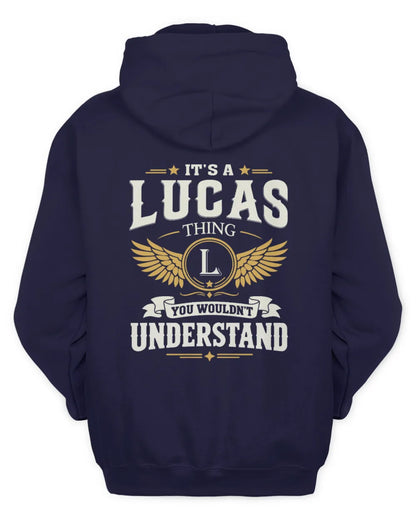 LUCAS KT06-M008 It’s a [NAME] Thing – You Wouldn’t Understand | Personalized Vintage T-Shirt - Unisex Hoodie - Navy