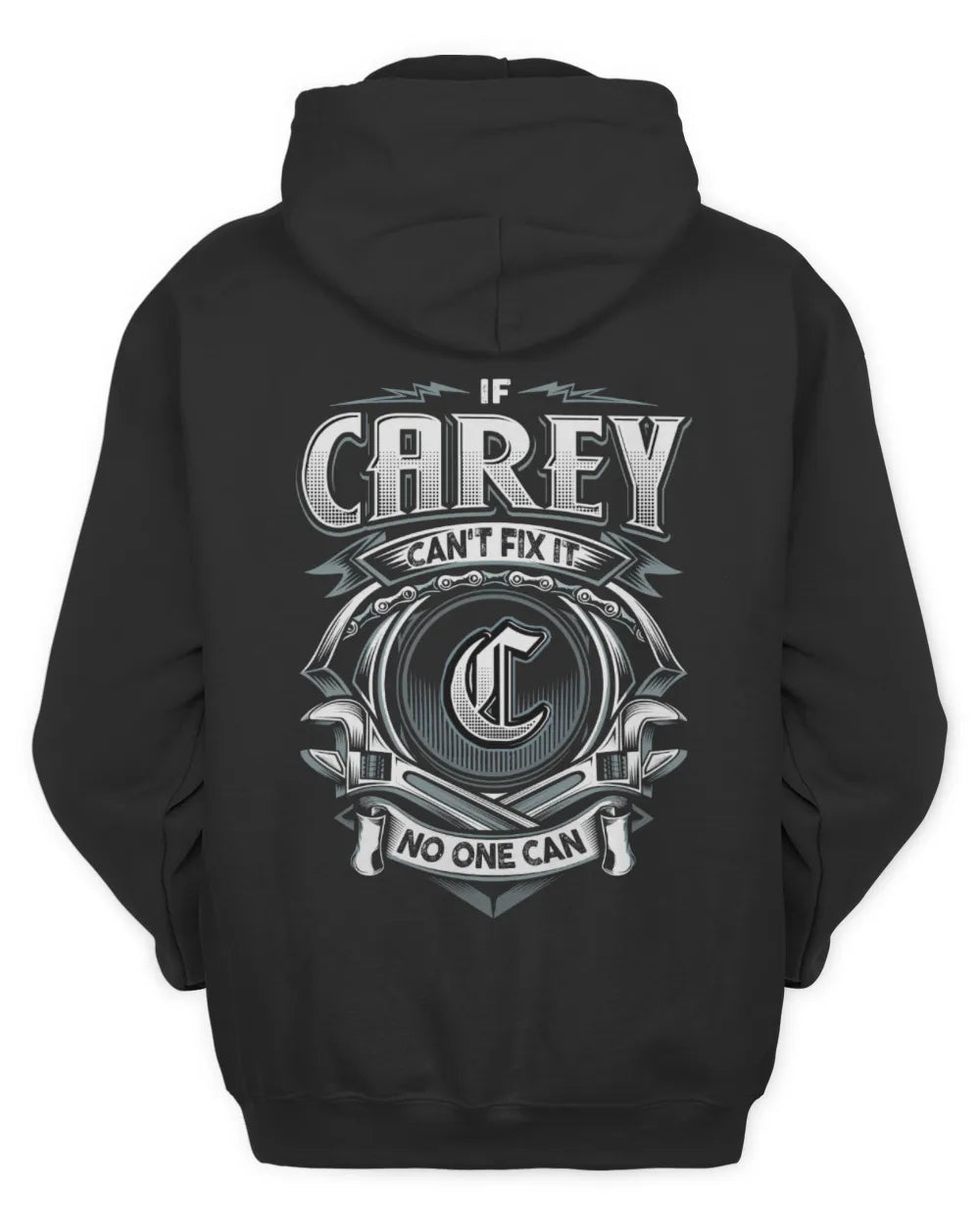 CAREY AP81-K4-626 - Personalized Ahmed Quote Apparel “If Ahmed Can't Fix It, No One Can” - Unisex Hoodie - Black