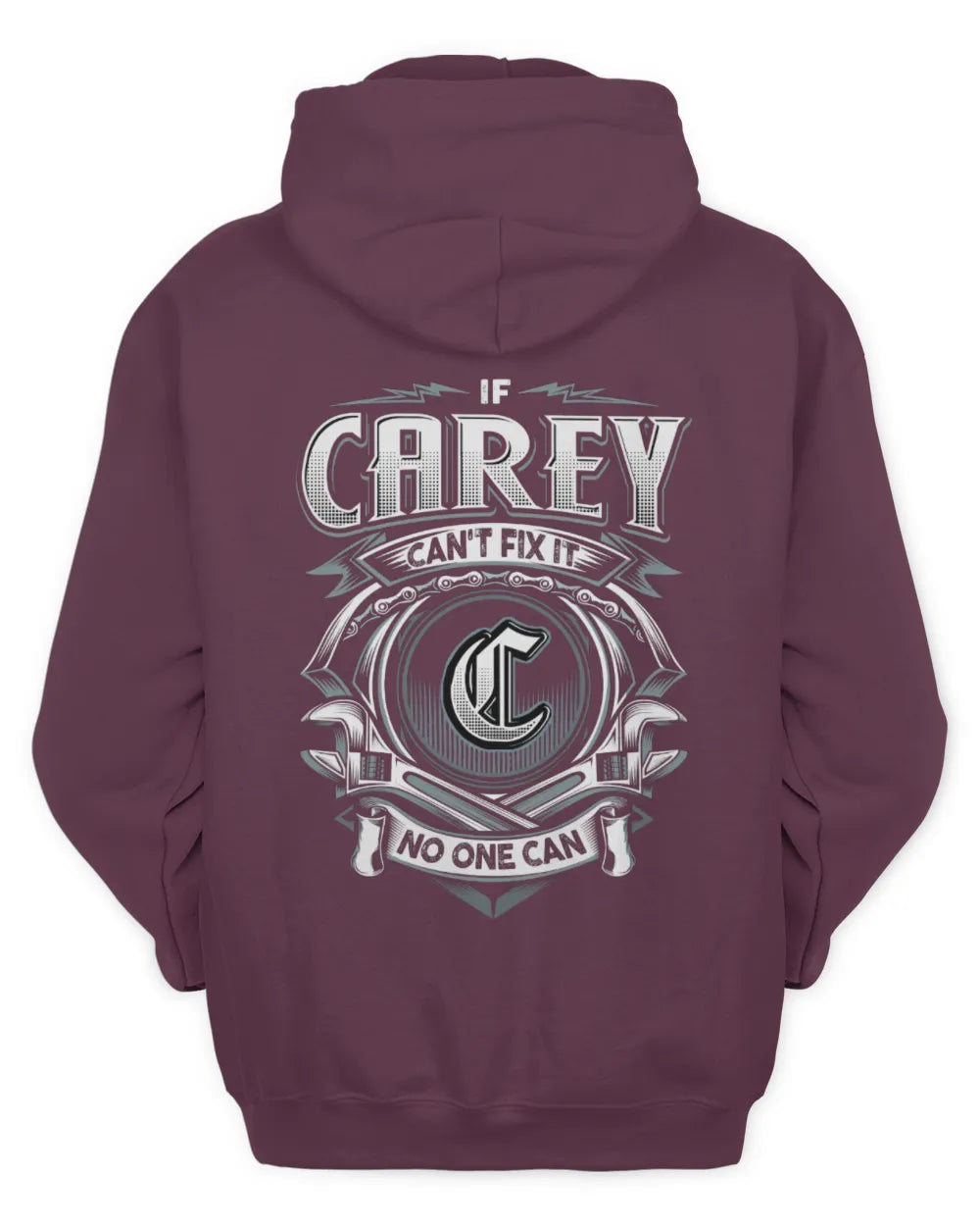 CAREY AP81-K4-626 - Personalized Ahmed Quote Apparel “If Ahmed Can't Fix It, No One Can” - Unisex Hoodie - Maroon
