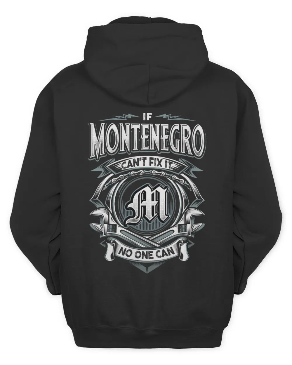 MONTENEGRO AP81-K4-626 - Personalized Ahmed Quote Apparel “If Ahmed Can't Fix It, No One Can” - Unisex Hoodie - Black