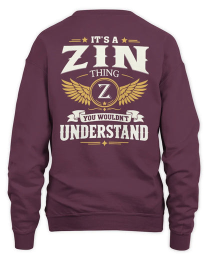 ZIN KT06-M008 It’s a [NAME] Thing – You Wouldn’t Understand | Personalized Vintage T-Shirt - Unisex Sweatshirt - Maroon