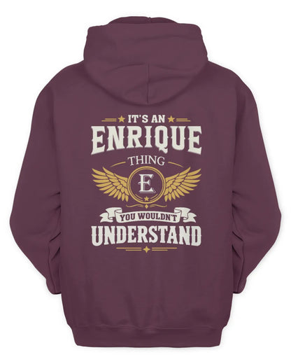ENRIQUE KT06-M008 It’s a [NAME] Thing – You Wouldn’t Understand | Personalized Vintage T-Shirt - Unisex Hoodie - Maroon