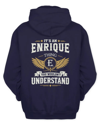 ENRIQUE KT06-M008 It’s a [NAME] Thing – You Wouldn’t Understand | Personalized Vintage T-Shirt - Unisex Hoodie - Navy