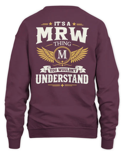 MRW KT06-M008 It’s a [NAME] Thing – You Wouldn’t Understand | Personalized Vintage T-Shirt - Unisex Sweatshirt - Maroon