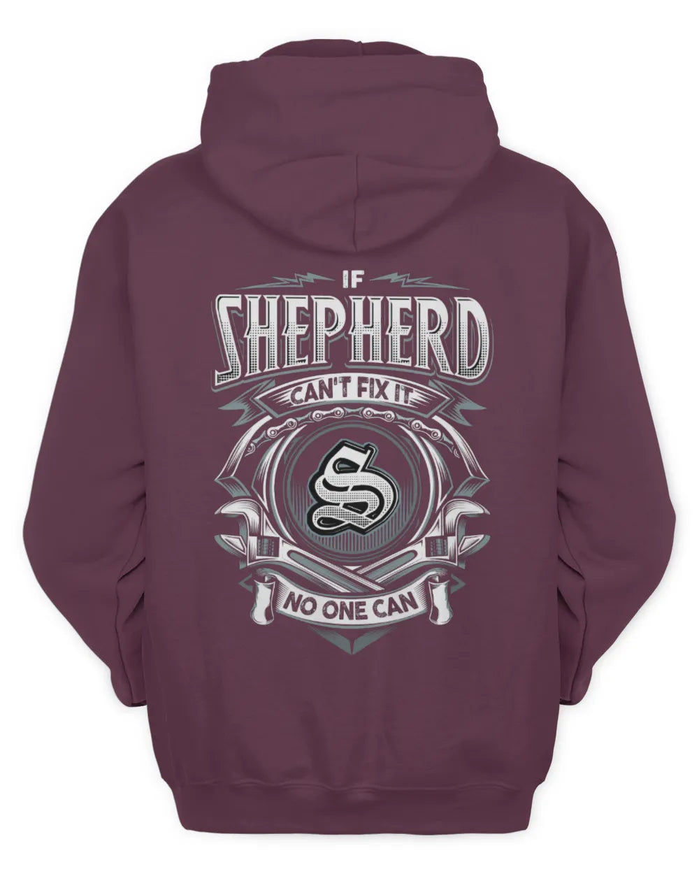 SHEPHERD AP81-K4-626 - Personalized Ahmed Quote Apparel “If Ahmed Can't Fix It, No One Can” - Unisex Hoodie - Maroon