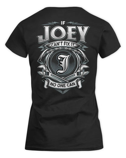 JOEY AP81-K4-626 - Personalized Ahmed Quote Apparel “If Ahmed Can't Fix It, No One Can” - Women's Standard T-Shirt - Black