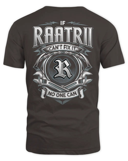 RAATRII AP81-K4-626 - Personalized Ahmed Quote Apparel “If Ahmed Can't Fix It, No One Can” - Unisex Standard T-Shirt - Dark Chocolate