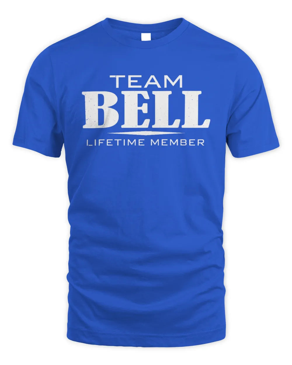 BELL BL62-K4-128 - Personalized “Team NAME Lifetime Member” - Unisex Standard T-Shirt - Royal