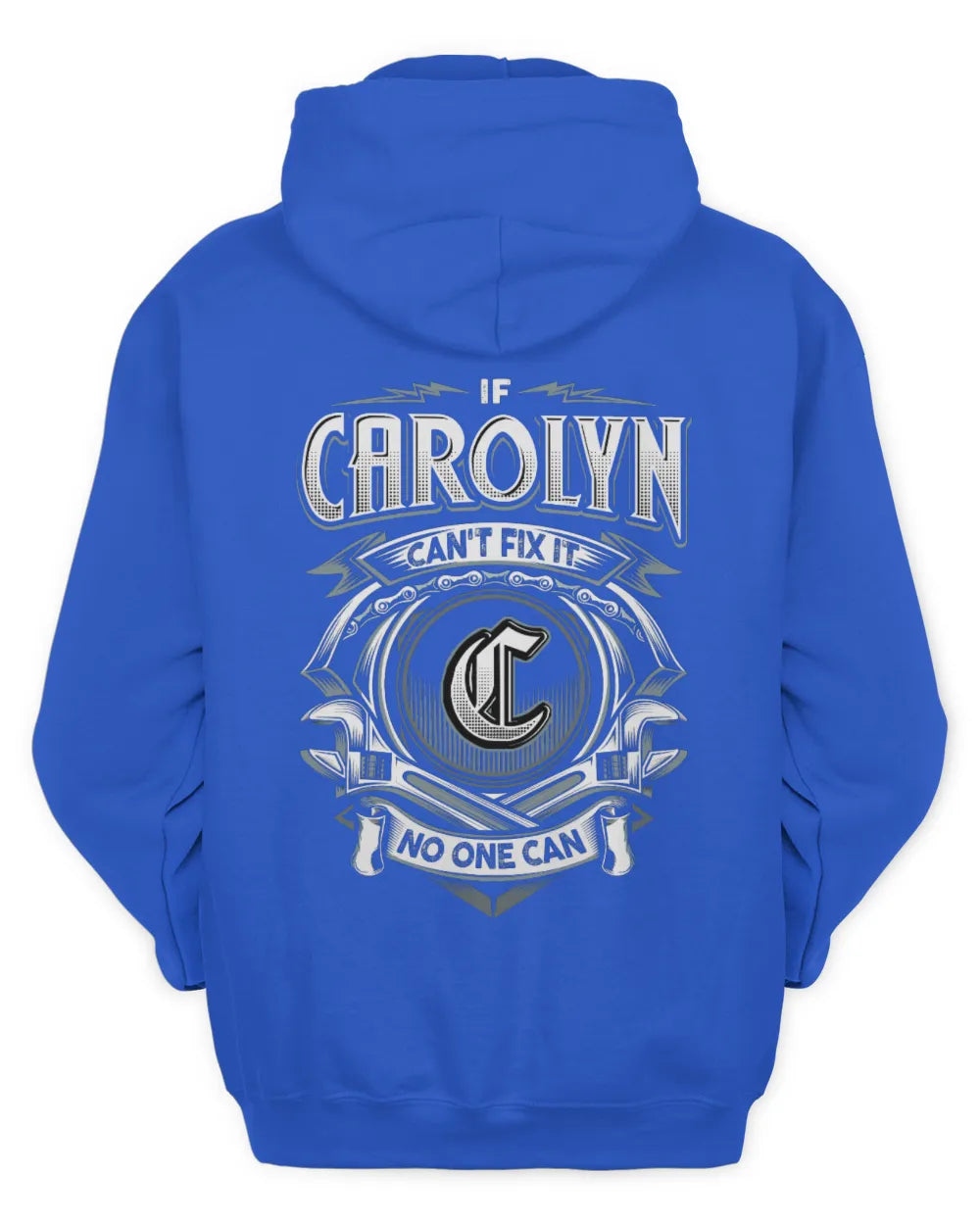 CAROLYN AP81-K4-626 - Personalized Ahmed Quote Apparel “If Ahmed Can't Fix It, No One Can” - Unisex Hoodie - Royal