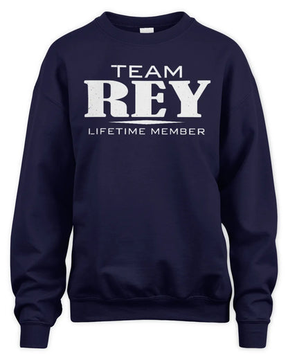 REY BL62-K4-128 - Personalized “Team NAME Lifetime Member” - Unisex Sweatshirt - Navy