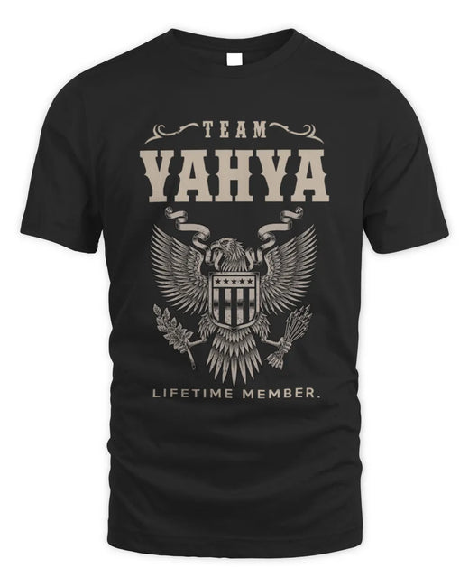 YAHYA TP06-K82 – Personalized Classic Style Apparel “Team NAME Lifetime Member”