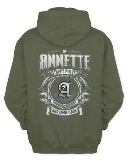 ANNETTE AP81-K4-626 - Personalized Ahmed Quote Apparel “If Ahmed Can't Fix It, No One Can” - Unisex Hoodie - Military Green