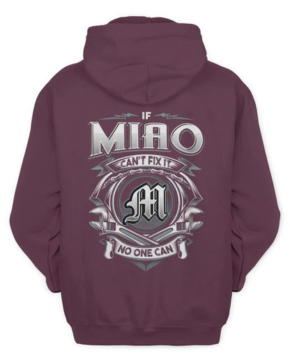 MIAO AP81-K4-626 - Personalized Ahmed Quote Apparel “If Ahmed Can't Fix It, No One Can” - Unisex Hoodie - Maroon