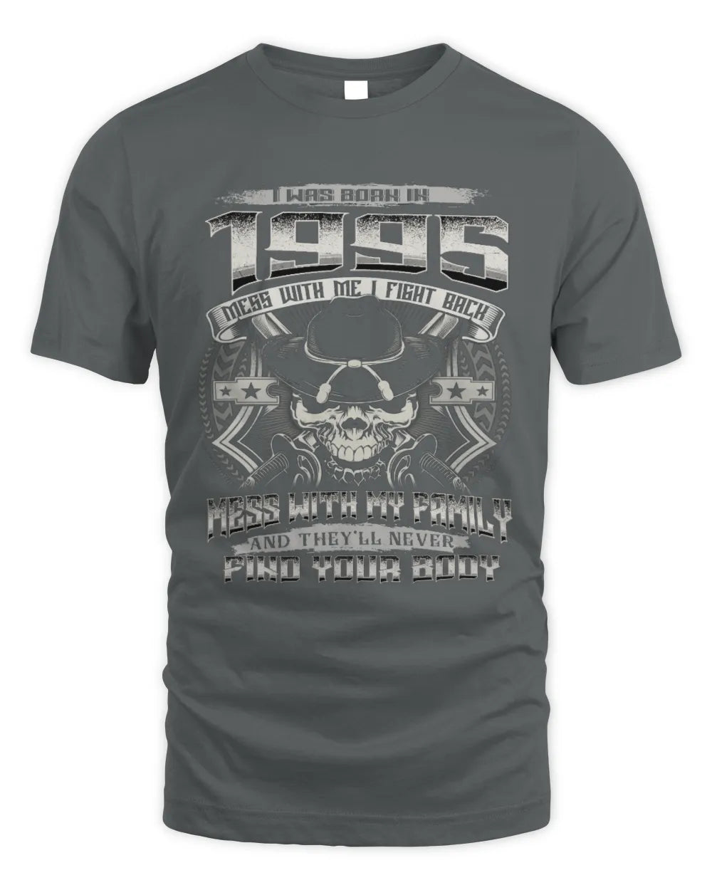 1995 HH89-K2 – Protective Family Quote T-Shirt - Unisex Standard T-Shirt - Charcoal