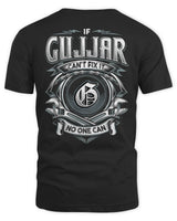 GUJJAR AP81-K4-626 - Personalized Ahmed Quote Apparel “If Ahmed Can't Fix It, No One Can” - Unisex Standard T-Shirt - Black
