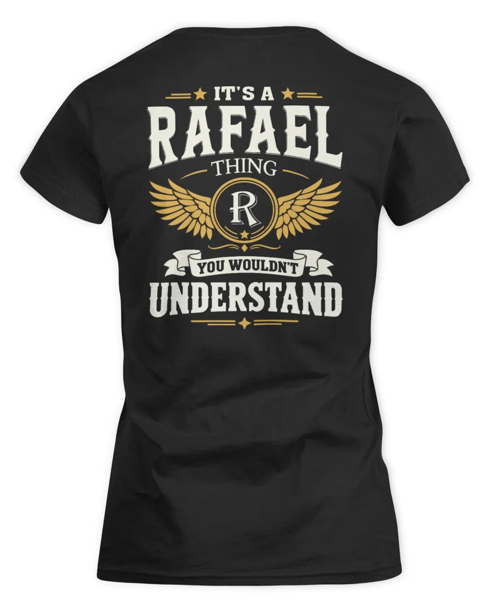 RAFAEL KT06-M008 It’s a [NAME] Thing – You Wouldn’t Understand | Personalized Vintage T-Shirt - Women's Standard T-Shirt - Black