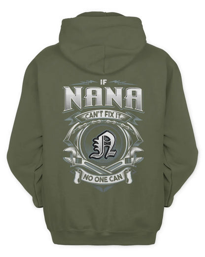 NANA AP81-K4-626 - Personalized Ahmed Quote Apparel “If Ahmed Can't Fix It, No One Can” - Unisex Hoodie - Military Green