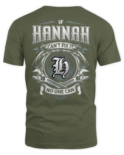 HANNAH AP81-K4-626 - Personalized Ahmed Quote Apparel “If Ahmed Can't Fix It, No One Can” - Unisex Standard T-Shirt - Military Green