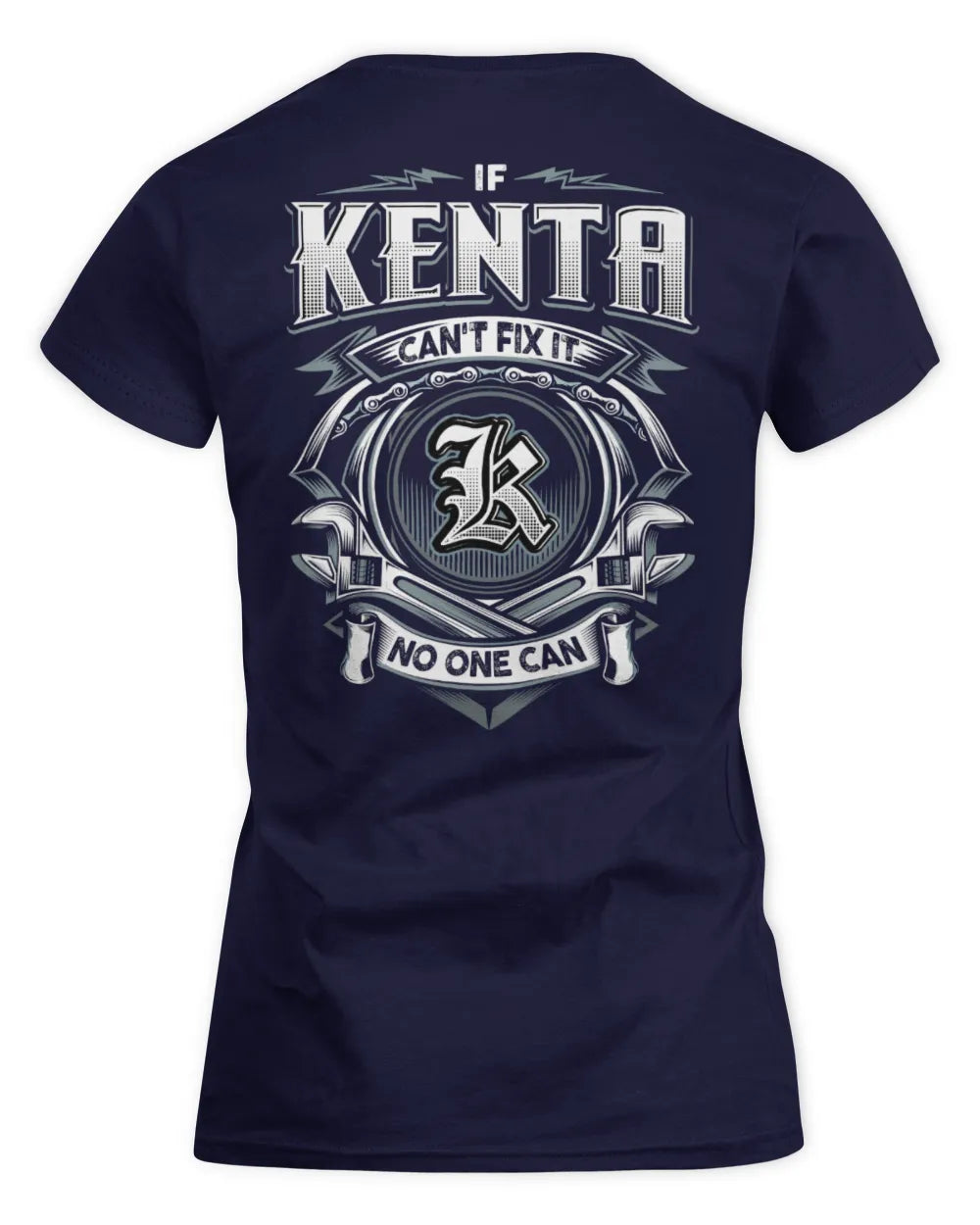KENTA AP81-K4-626 - Personalized Ahmed Quote Apparel “If Ahmed Can't Fix It, No One Can” - Women's Standard T-Shirt - Navy