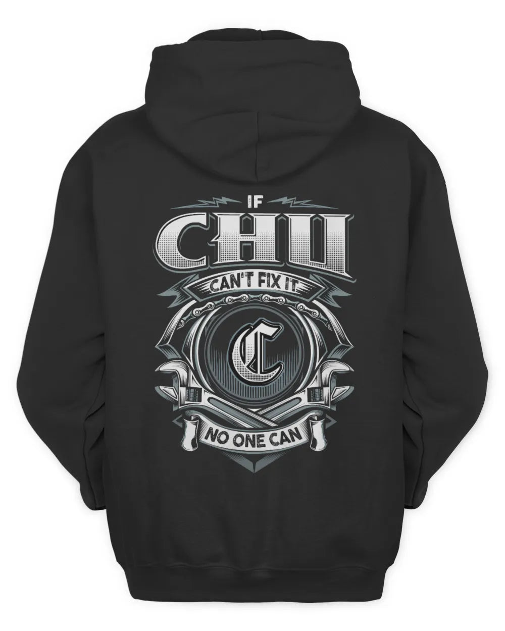 CHU AP81-K4-626 - Personalized Ahmed Quote Apparel “If Ahmed Can't Fix It, No One Can” - Unisex Hoodie - Black