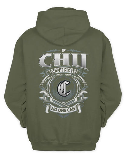 CHU AP81-K4-626 - Personalized Ahmed Quote Apparel “If Ahmed Can't Fix It, No One Can” - Unisex Hoodie - Military Green