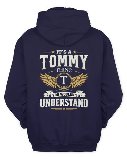 TOMMY KT06-M008 It’s a [NAME] Thing – You Wouldn’t Understand | Personalized Vintage T-Shirt - Unisex Hoodie - Navy
