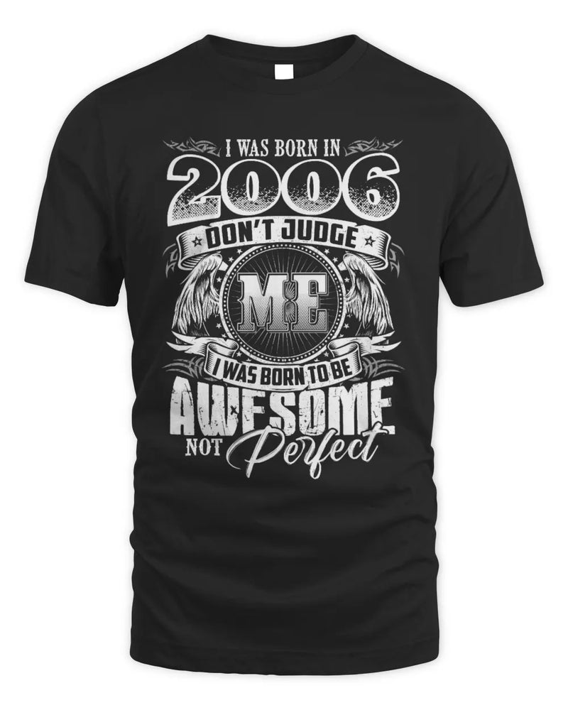 2006 HH89-K2 – Awesome Birth Year Quote T-Shirt - Unisex Standard T-Shirt - Black