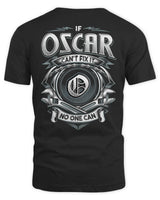 OSCAR AP81-K4-626 - Personalized Ahmed Quote Apparel “If Ahmed Can't Fix It, No One Can” - Unisex Standard T-Shirt - Black