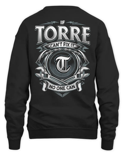 TORRE AP81-K4-626 - Personalized Ahmed Quote Apparel “If Ahmed Can't Fix It, No One Can” - Unisex Sweatshirt - Black