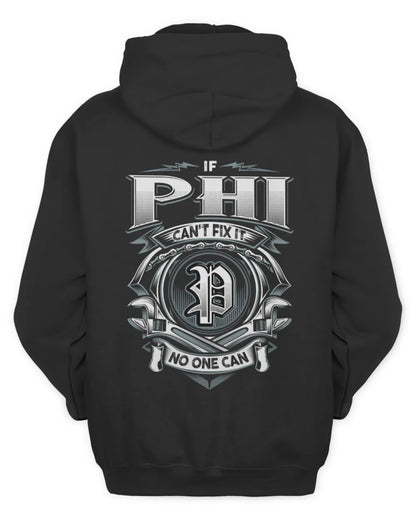 PHI AP81-K4-626 - Personalized Ahmed Quote Apparel “If Ahmed Can't Fix It, No One Can” - Unisex Hoodie - Black
