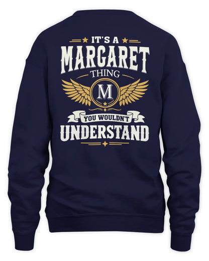 MARGARET KT06-M008 It’s a [NAME] Thing – You Wouldn’t Understand | Personalized Vintage T-Shirt - Unisex Sweatshirt - Navy