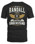 RANDALL KT06-M008 It’s a [NAME] Thing – You Wouldn’t Understand | Personalized Vintage T-Shirt - Unisex Standard T-Shirt - Black