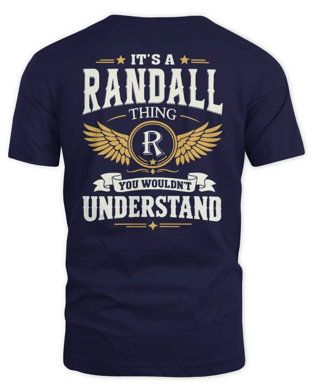 RANDALL KT06-M008 It’s a [NAME] Thing – You Wouldn’t Understand | Personalized Vintage T-Shirt - Unisex Standard T-Shirt - Navy