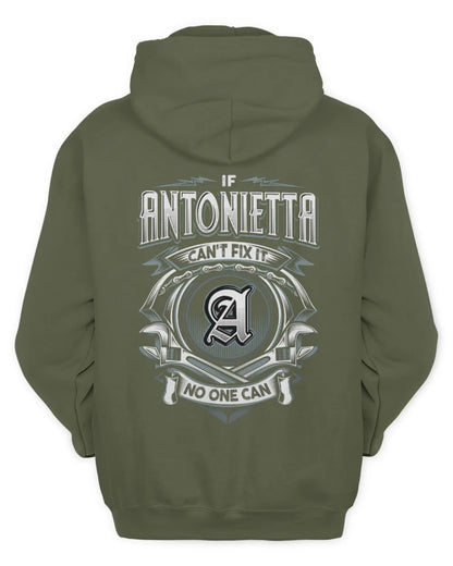 ANTONIETTA AP81-K4-626 - Personalized Ahmed Quote Apparel “If Ahmed Can't Fix It, No One Can” - Unisex Hoodie - Military Green