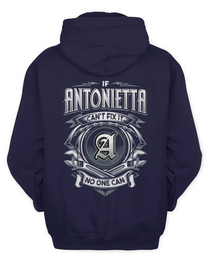 ANTONIETTA AP81-K4-626 - Personalized Ahmed Quote Apparel “If Ahmed Can't Fix It, No One Can” - Unisex Hoodie - Navy